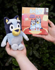 Bluey: Mini Bluey and Bluey Toy Box Set: Book and Plush Toy Gift for Little Bluey Fans