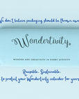 My Wondertivity Calendar