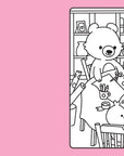 Happy Days - Cosy Christmas Advent Colouring Book (Hardback Edition)