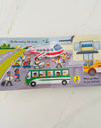 Busy Airport - Push, Pull and Slide book - Wondertivity