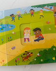 Busy Friends: Push Pull and Slide book - Wondertivity