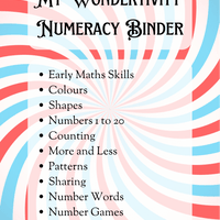 My Wondertivity Numeracy Binder DIGITAL DOWNLOAD - Wondertivity