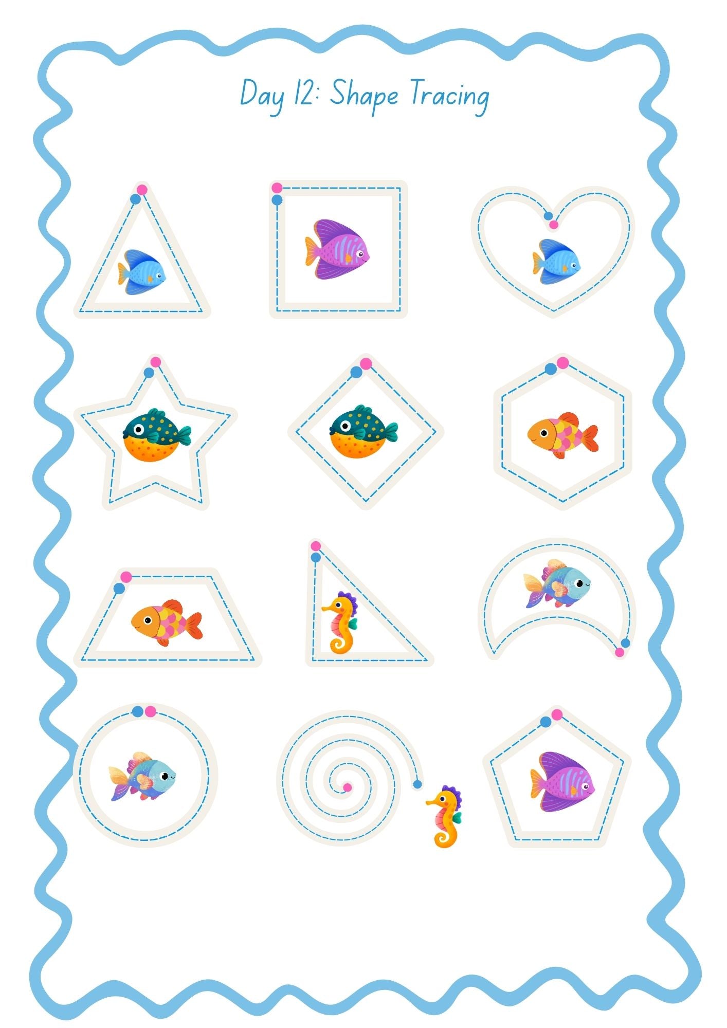 My Wondertivity One Activity a Day - Under the Sea DIGITAL DOWNLOAD