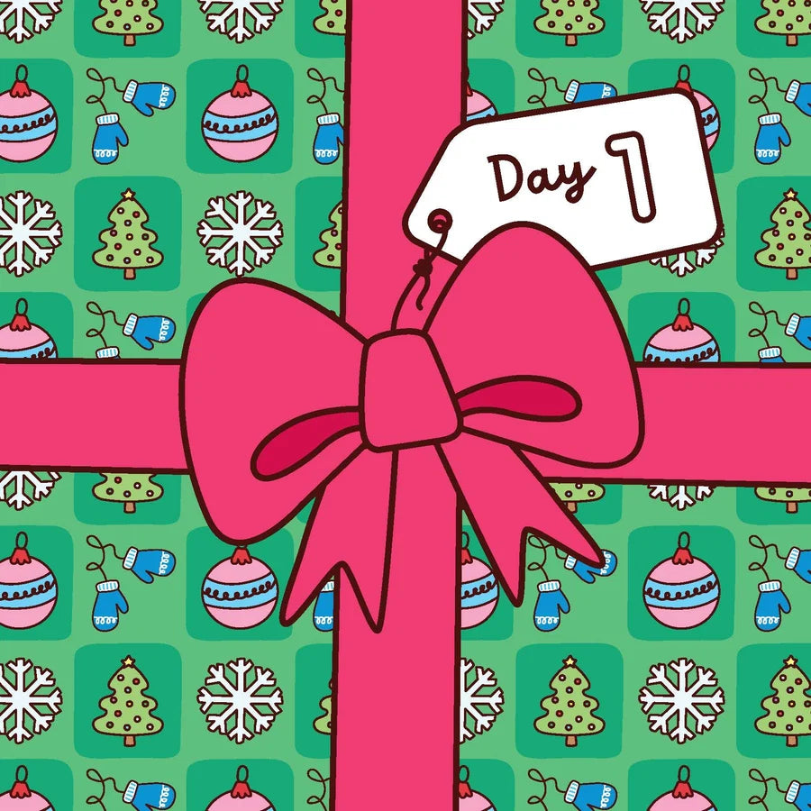 Happy Days - Cosy Christmas Advent Colouring Book (Hardback Edition)