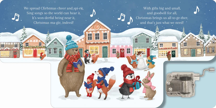 Wind-Up Music Box Book - We Wish You a Merry Christmas