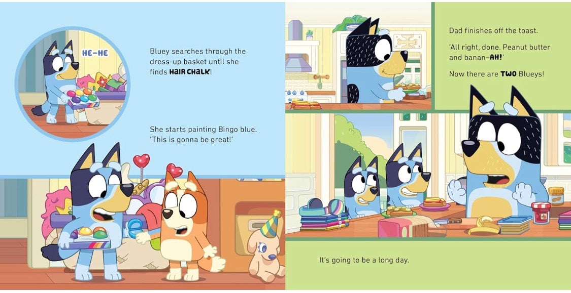 Bluey: Mini Bluey and Bluey Toy Box Set: Book and Plush Toy Gift for Little Bluey Fans