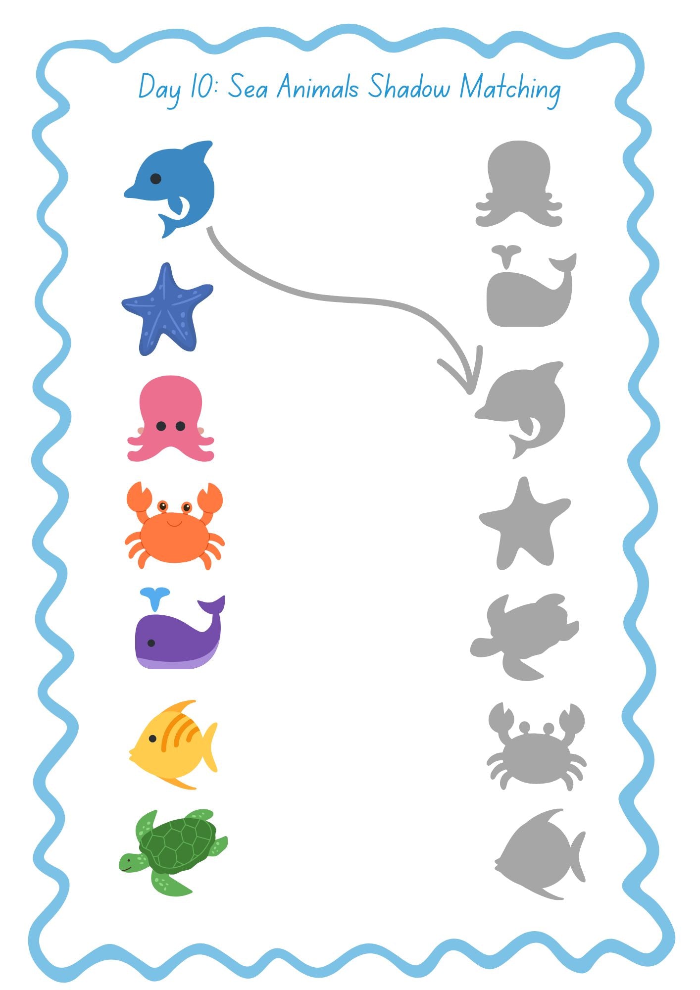 My Wondertivity One Activity a Day - Under the Sea DIGITAL DOWNLOAD