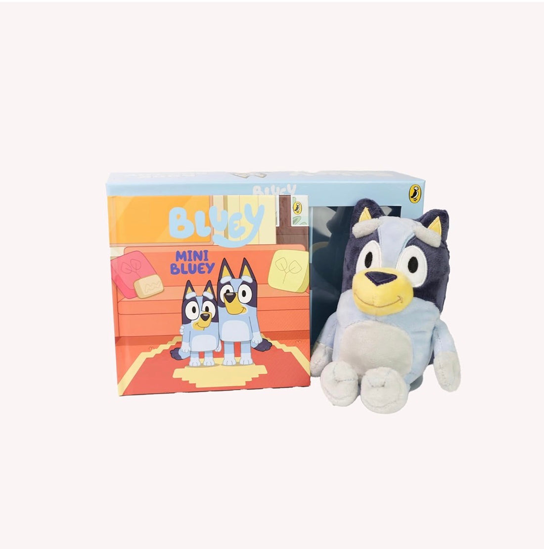 Bluey: Mini Bluey and Bluey Toy Box Set: Book and Plush Toy Gift for Little Bluey Fans