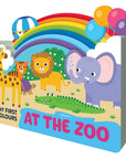 Chunky Scenes Board Book - My First Colours- At the Zoo