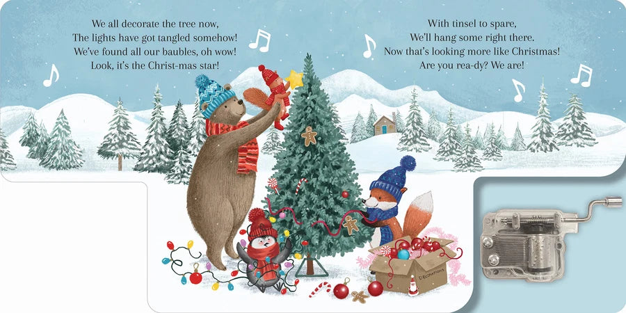 Wind-Up Music Box Book - We Wish You a Merry Christmas