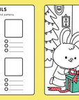 Happy Days - Cosy Christmas Advent Colouring Book (Hardback Edition)