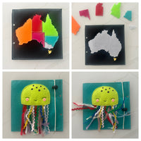 Australia Map & Jellyfish - Wondertivity