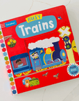 Busy Trains - A Push, Pull and Slide book - Wondertivity