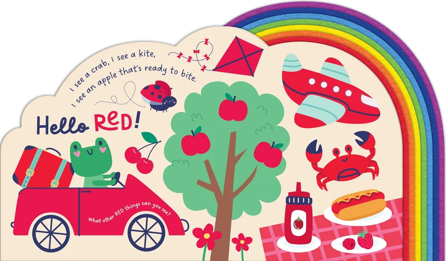 Chunky Felt Board Book - Hello Rainbow