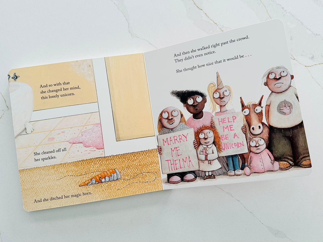 Thelma the Unicorn Board Book by Aaron Blabey