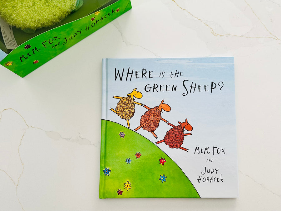 Where is the Green Sheep Book and Toy Gift Set by Mem Fox