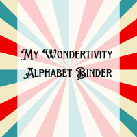 My Wondertivity Alphabet Binder DIGITAL DOWNLOAD - Wondertivity