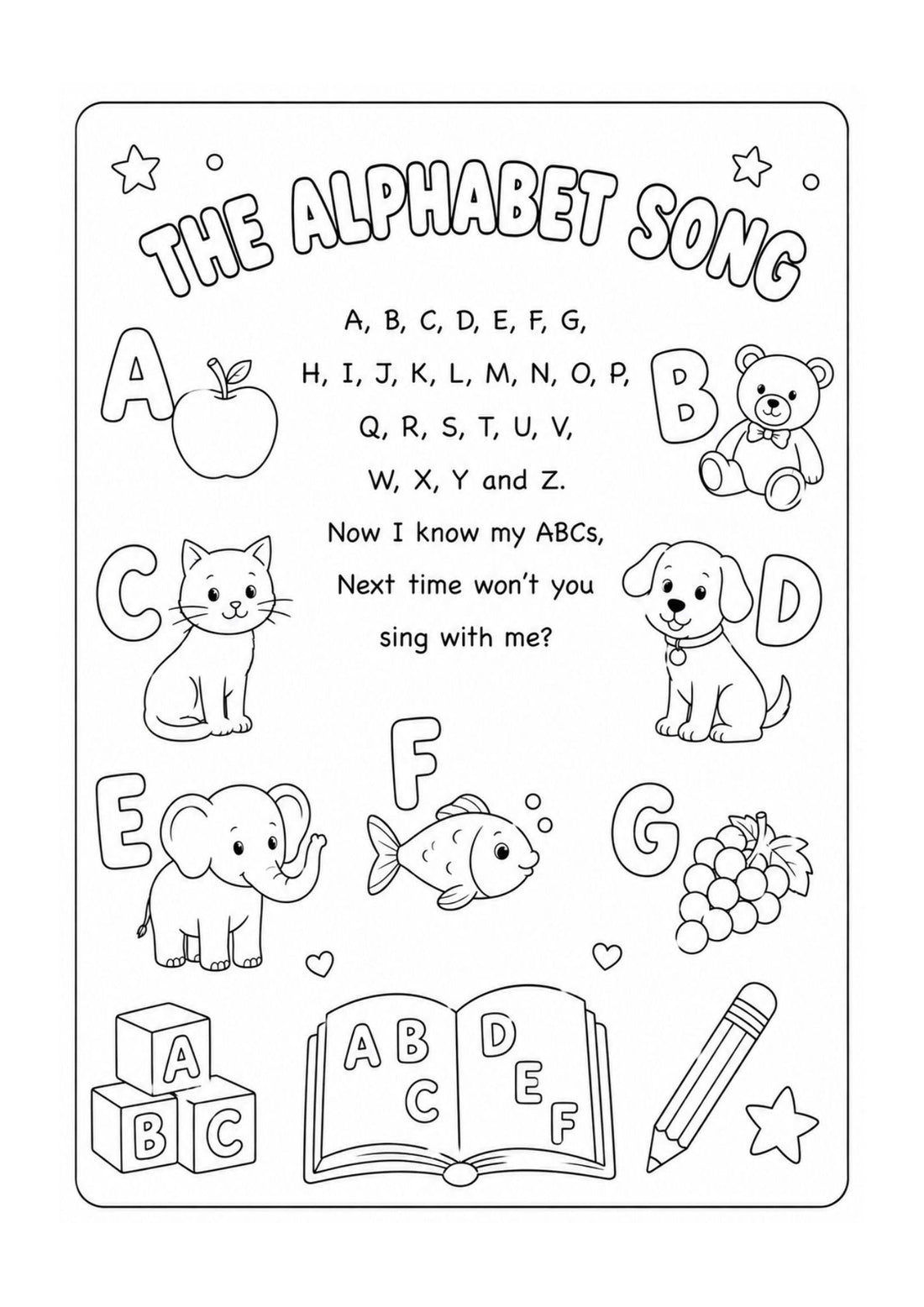 My Wondertivity Colouring Book & Nursery Rhyme Lyrics DIGITAL DOWNLOAD - Wondertivity