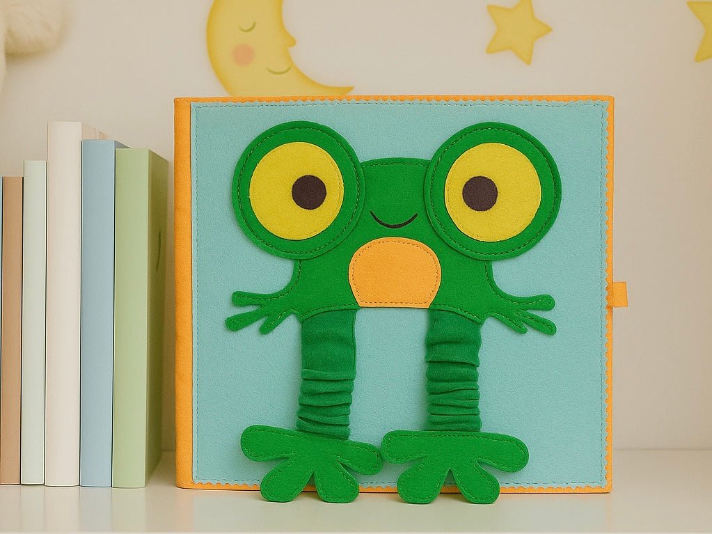 NEW - Friendly Frog Toddler Book - Wondertivity