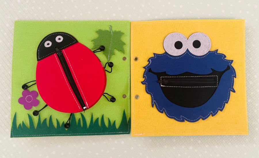 Cookie Monster and Ladybugs